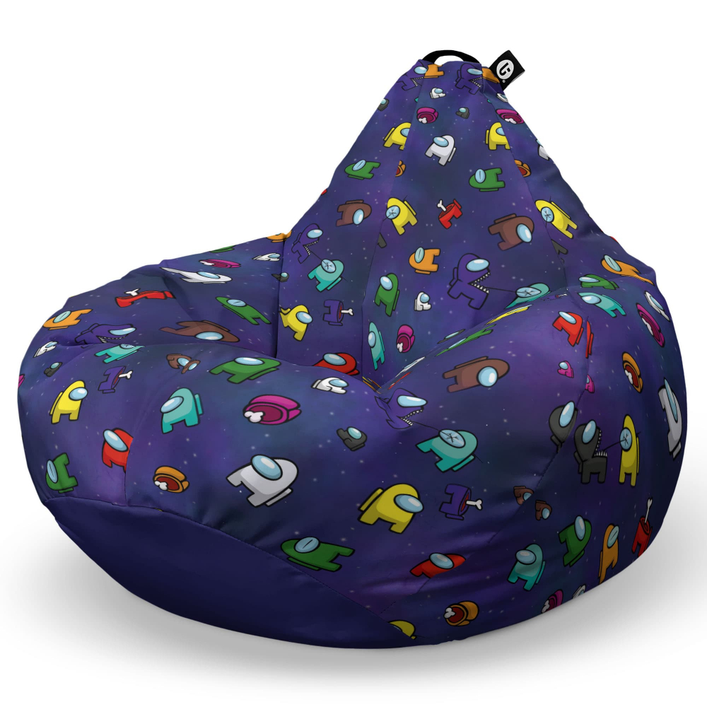 Fotoliu Puf Bean Bag Tip Para Blue Updeco - imagine 6