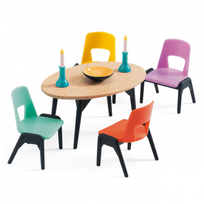 Mobilă Dining Djeco pentru Casă Păpuși