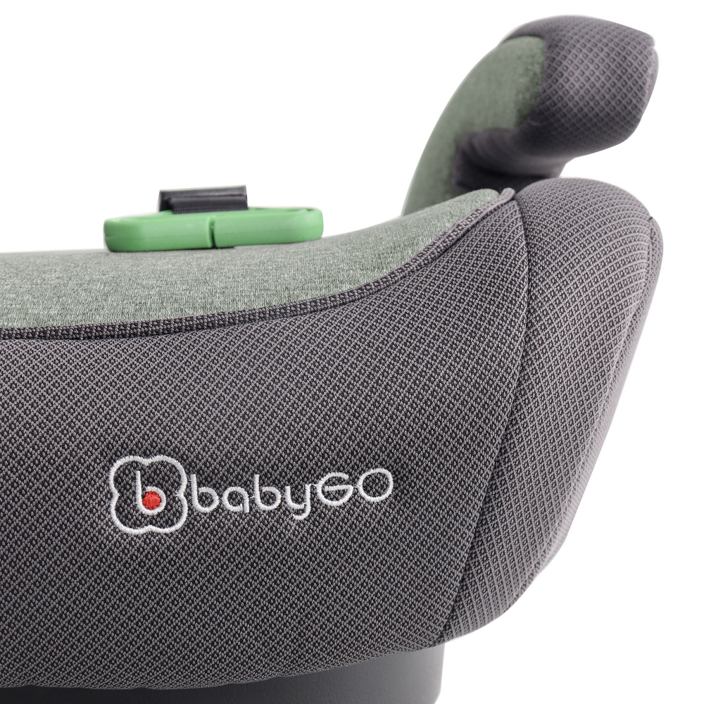 Înălțător Auto BabyGo Bursa IV, Green - imagine 5