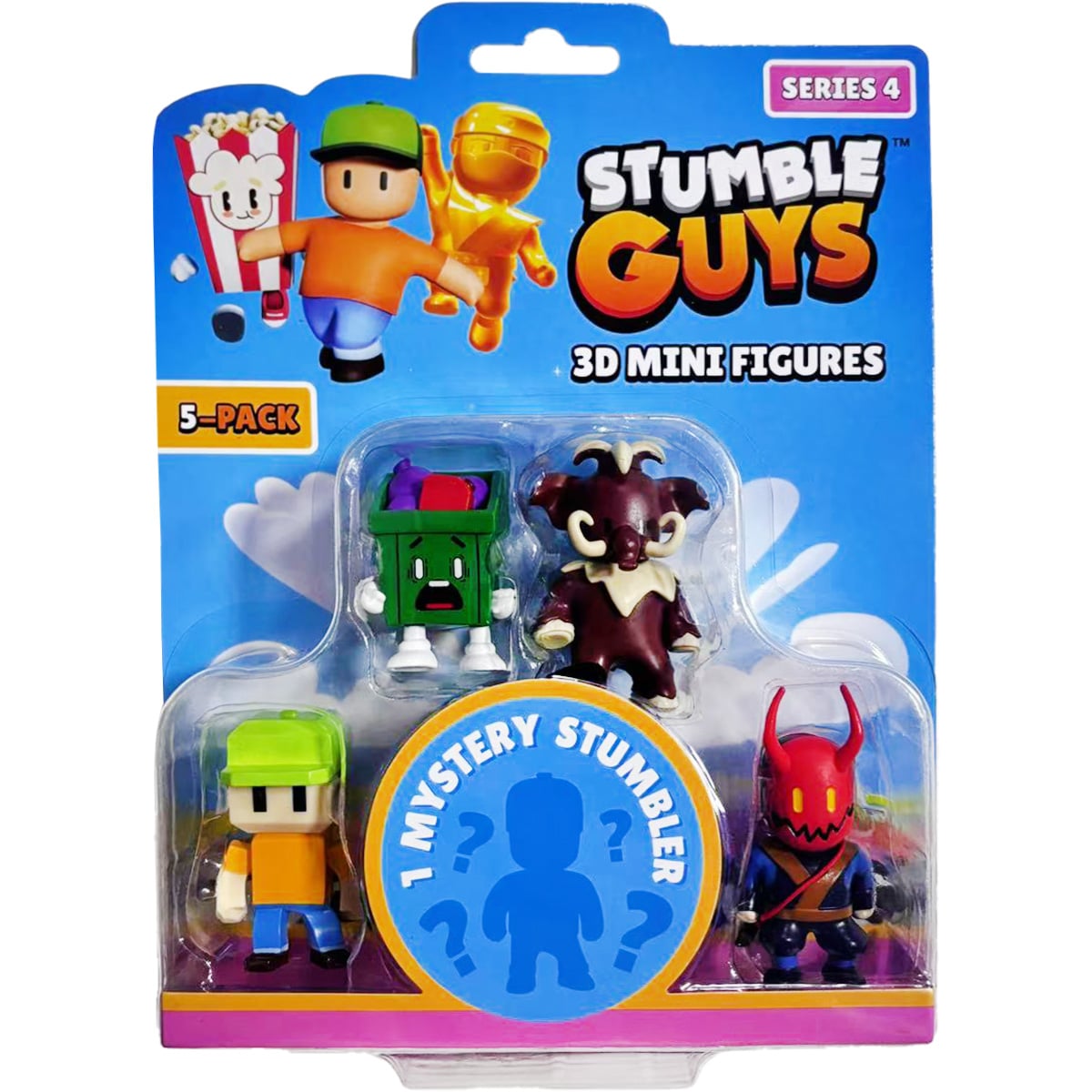 Figurine Stumble Guys S4 - Set 5 Personaje 3D