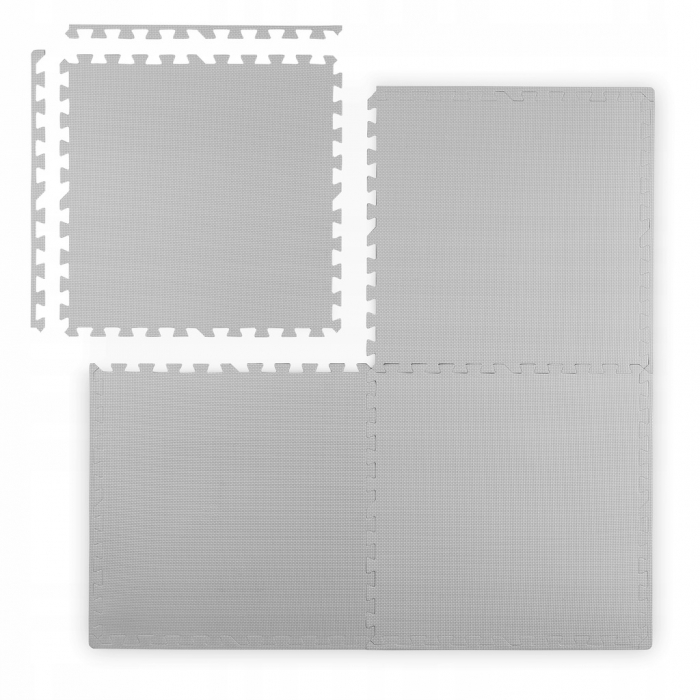 Salteluta joaca Ricokids 120x120 cm Gri Puzzle