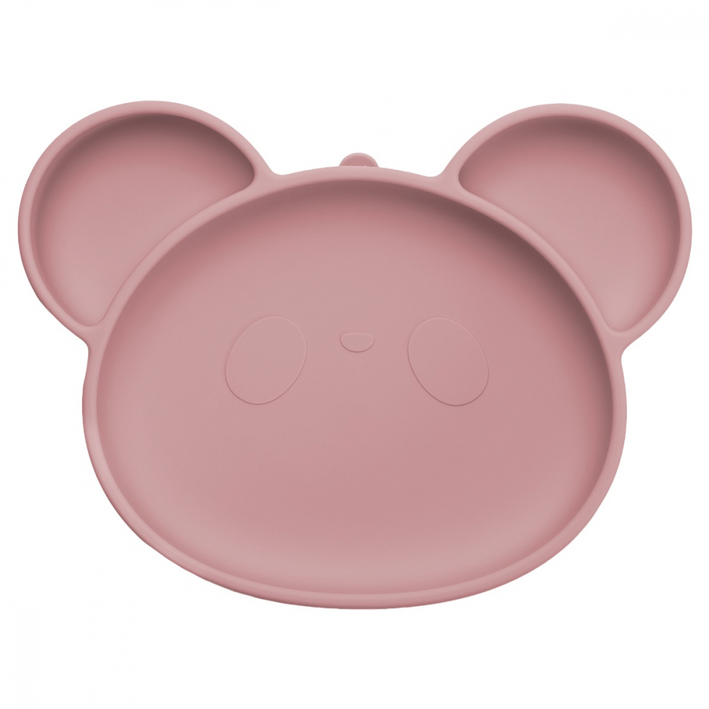 Farfurie Silicon Panda AppeKids cu Ventuza - imagine 5