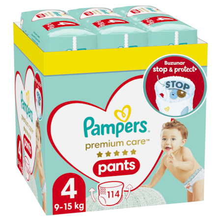 Pampers Premium Care Pants XXL, 114 bucati - imagine 5