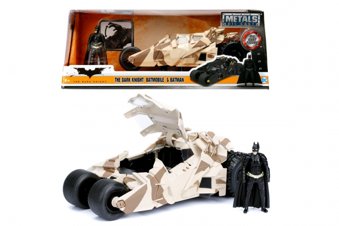Batmobil Camuflaj cu Figurina Batman Jadatoys