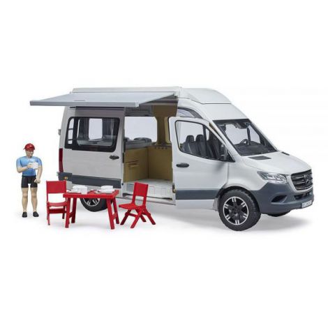 Bruder Mercedes Sprinter Camping Cu Sofer - imagine 3