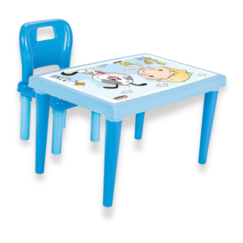 Set Masa si Scaun Pilsan Modern Study Blue