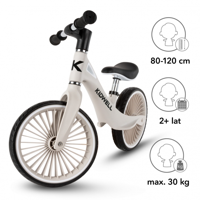 Kidwell NIX - Bicicletă Fără Pedale Gri - imagine 5