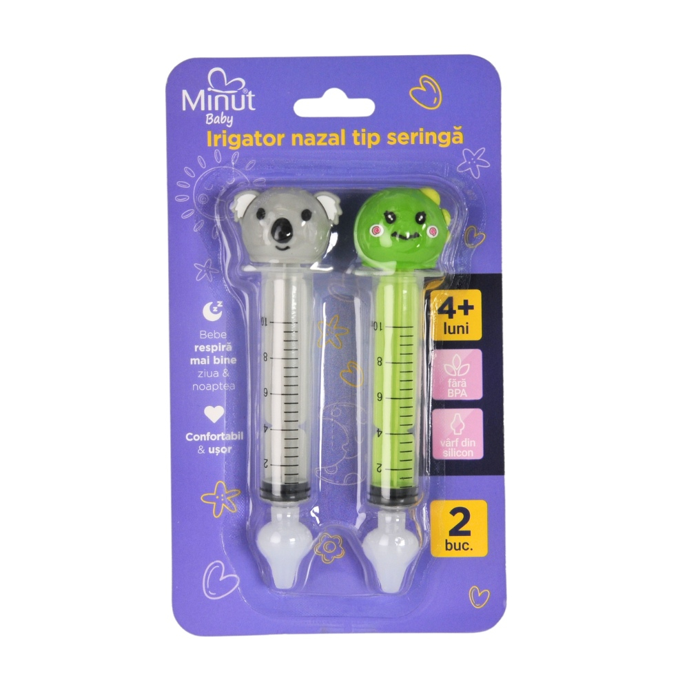 Set 2 Irigatoare Nazale Minut Baby