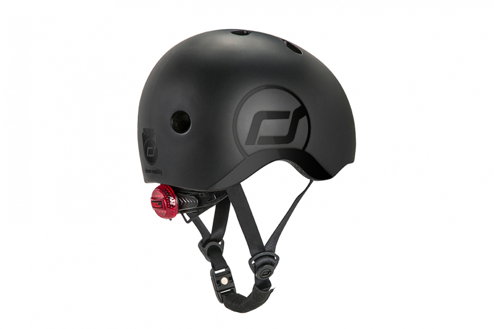 Casca Scoot and Ride Black Gold cu LED, S-M