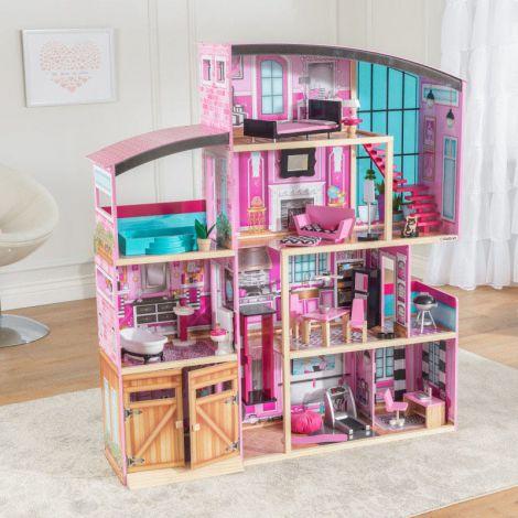 Casuta de Papusi Shimmer Mansion KidKraft - imagine 11