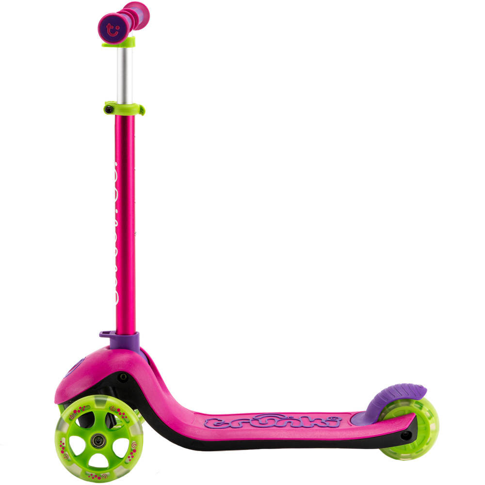 Trotineta Pliabila Trunki Roz, Ghidon Reglabil - imagine 3