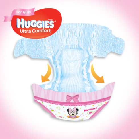 Huggies Ultra Comfort 3, 5-9 kg, 78 buc - imagine 2