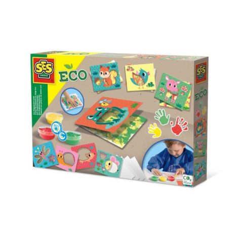 Ses Creative Set Acuarele Eco Pentru Degete