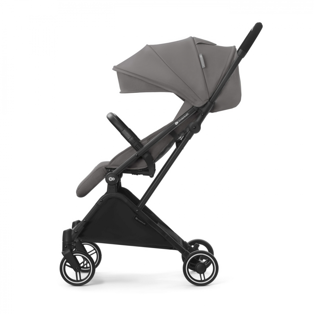 Carucior Kinderkraft Indy 2 Cozy Grey - Manevrabil - imagine 3