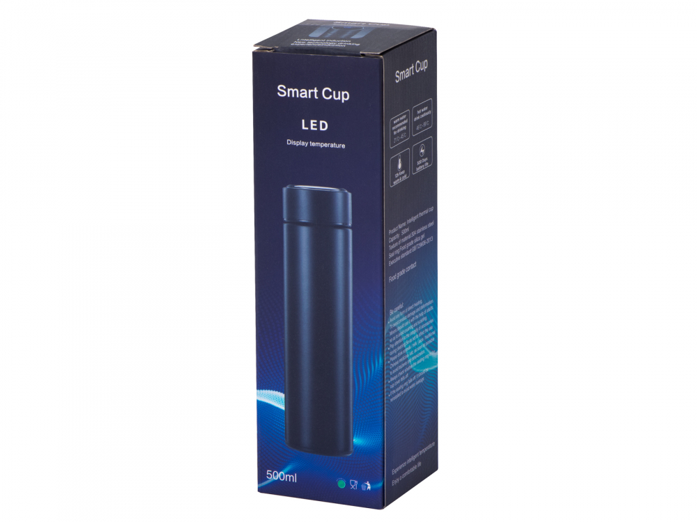 Cana Termos Smart Ikonka 500ml LED Negru - imagine 5