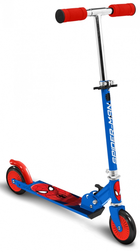 Trotineta Spiderman Stamp Pliabilă și Reglabilă - imagine 3