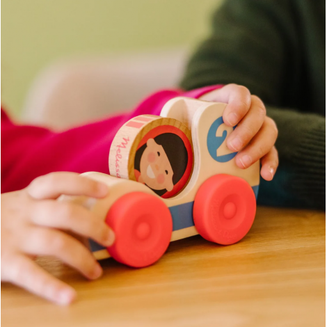 Set Mașinuțe Lemn GO TOTs Melissa & Doug - imagine 5