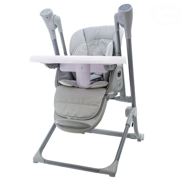 Scaun de Masa Eurobaby TY868 cu Leganare, Gri - imagine 2
