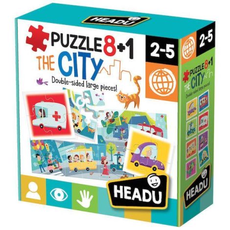 Headu 8 in 1 Puzzle Oras - Joc Educativ - imagine 2