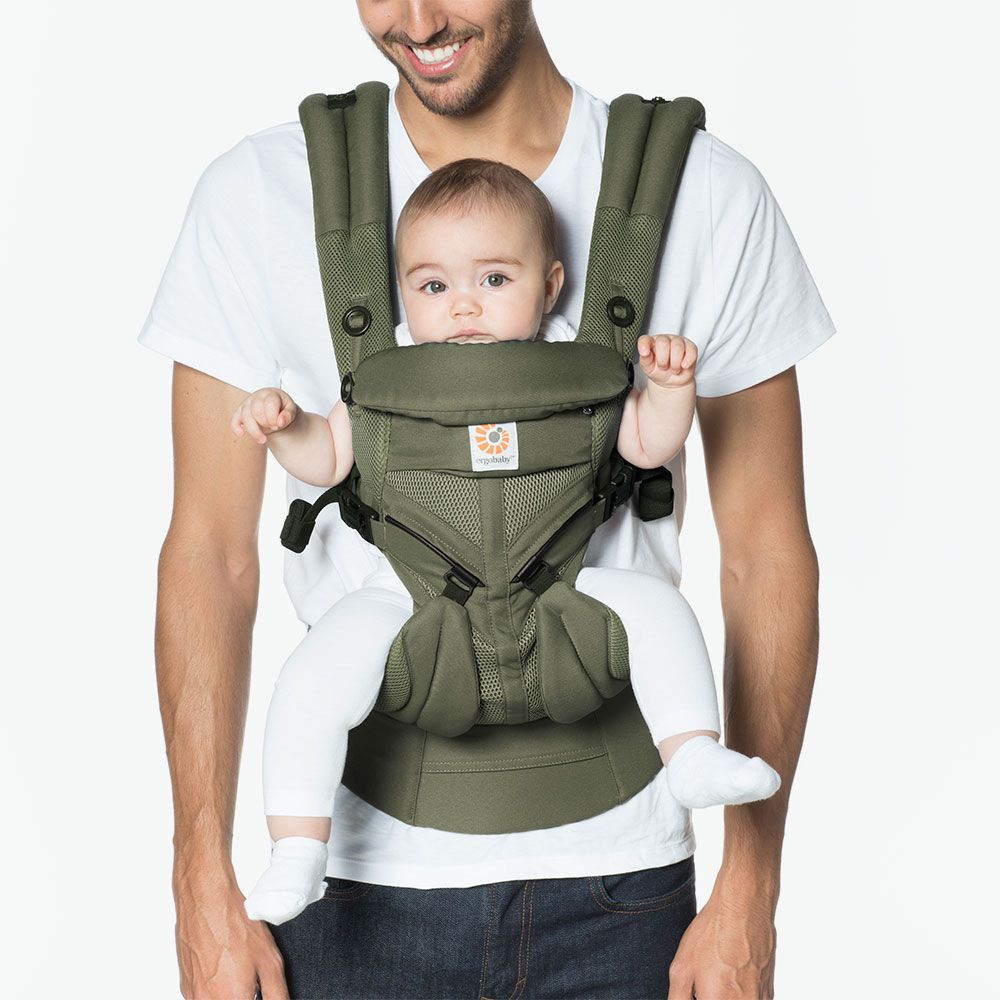 Marsupiu Ergobaby Omni 360 Cool Air Mesh Khaki