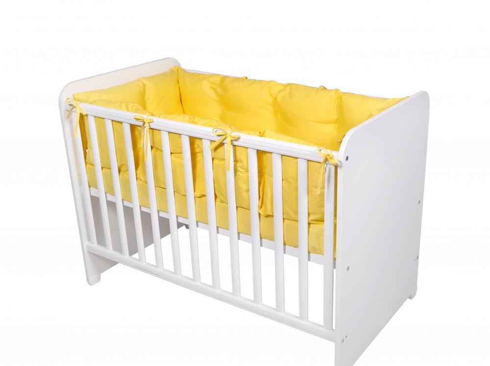 Set Protectii Pat 60x120 Lorelli Yellow