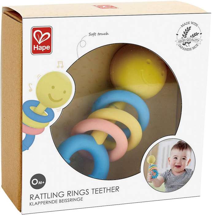 Hape Zornaitoare cu Inele - Stimulare Senzorială