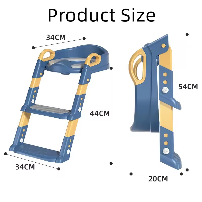 Reductor Toaleta Little Mom Pliabil cu Scaună Ergonomică