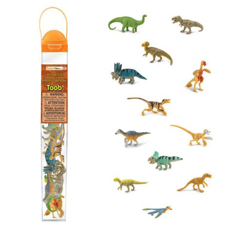 Tub Dinozauri cu Pene Safari Ltd | Set 12 Figurine