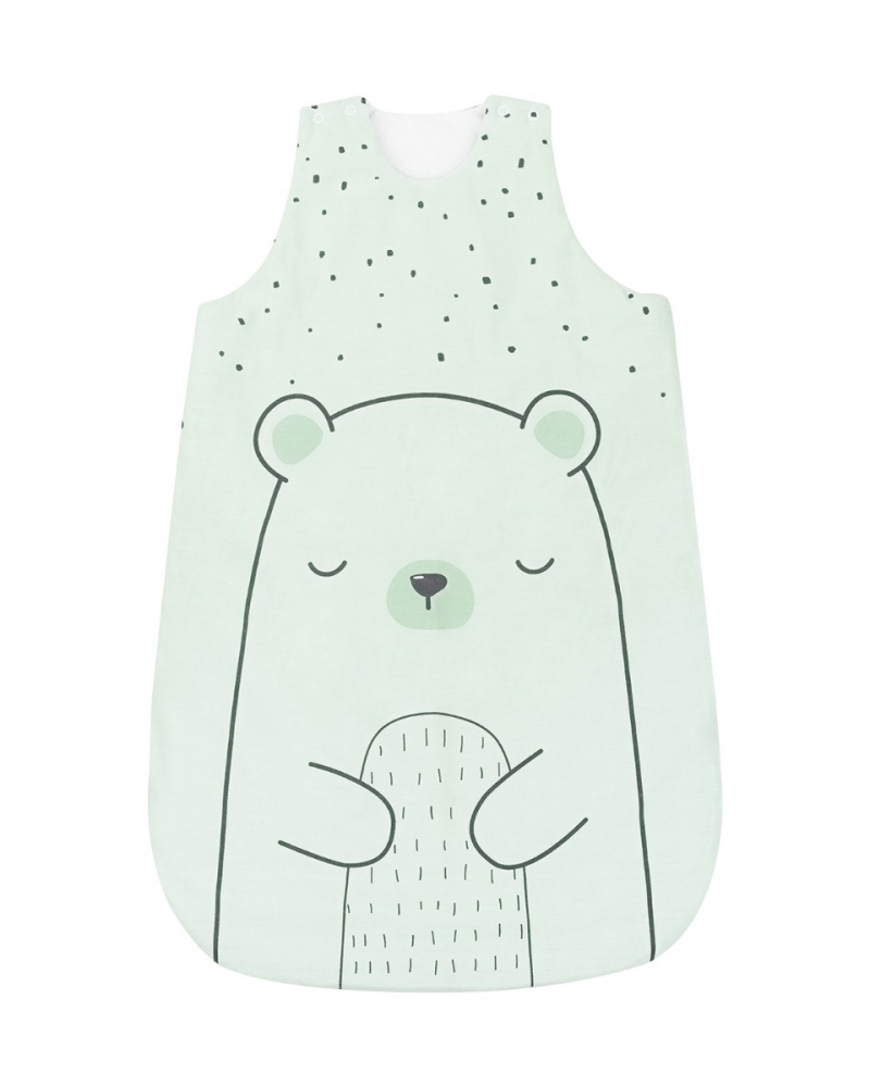 Sac de dormit KikkaBoo Bear with me Mint, 6-18 luni