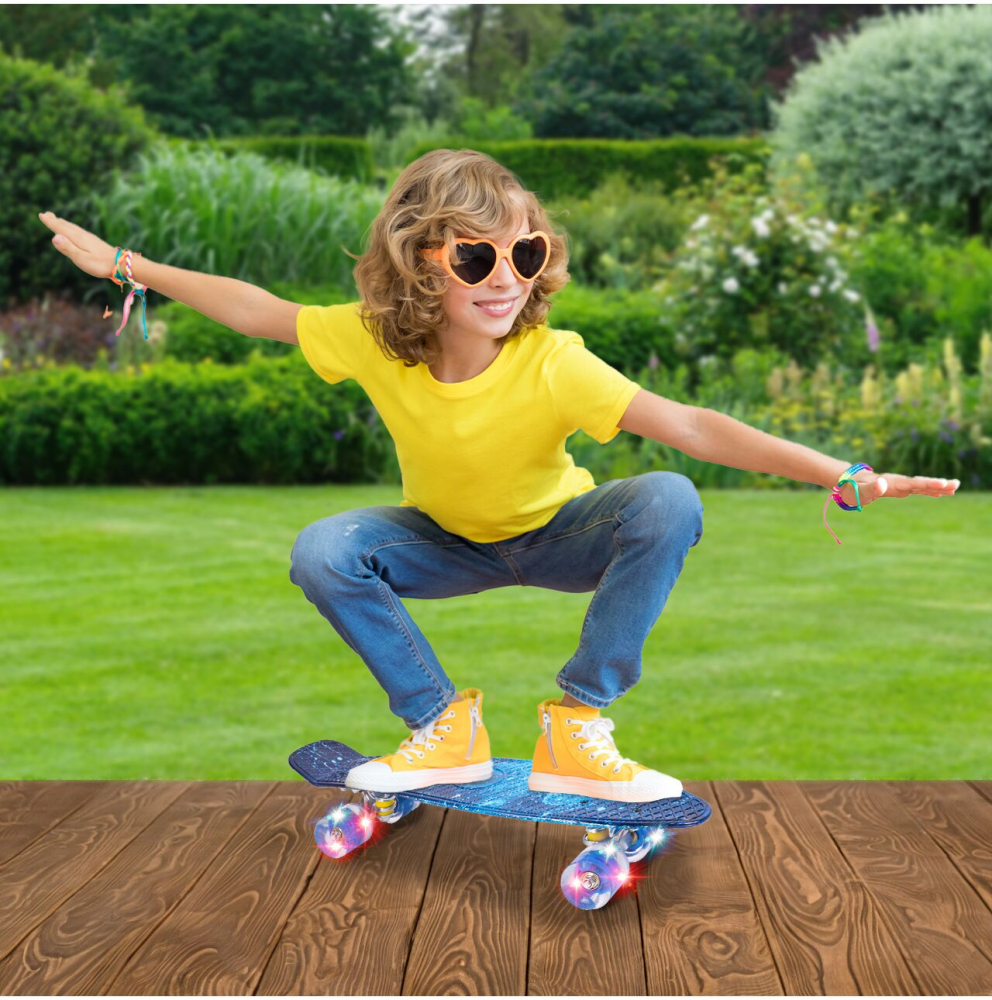 Skateboard LED Malplay Glowing Galaxy - imagine 9