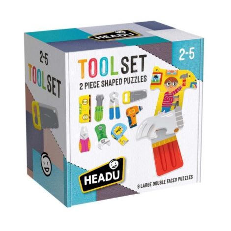 Puzzle Unelte Headu Ecoplay Educativ - imagine 3