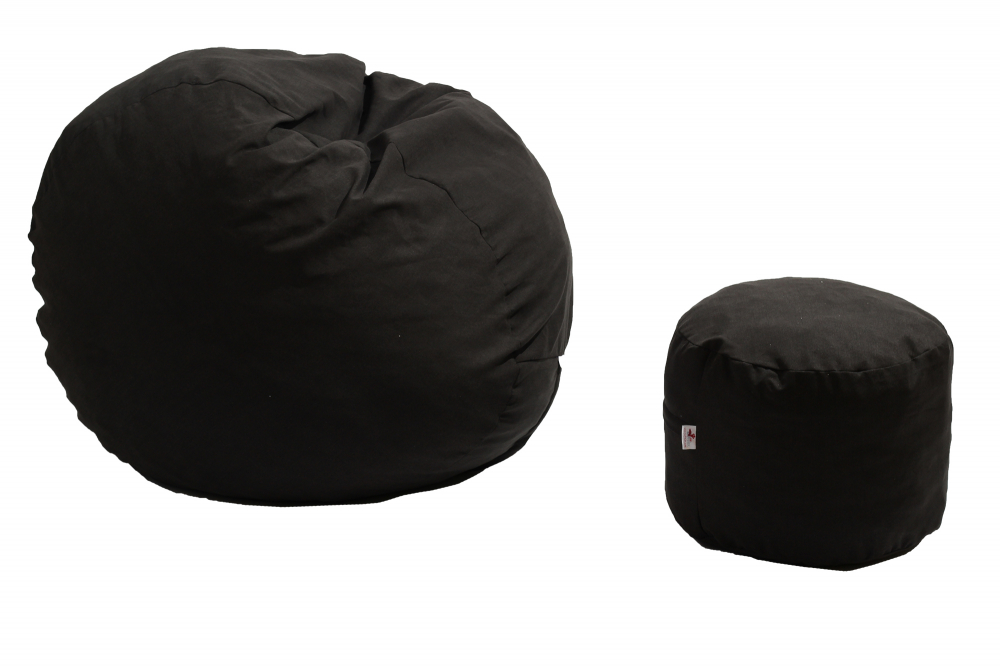 Fotoliu Pufrelax King Size Eerie Black - imagine 7
