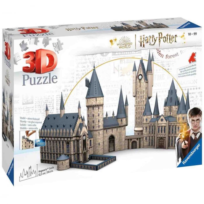 Puzzle 3D Ravensburger Castelul Harry Potter, 1080 Piese