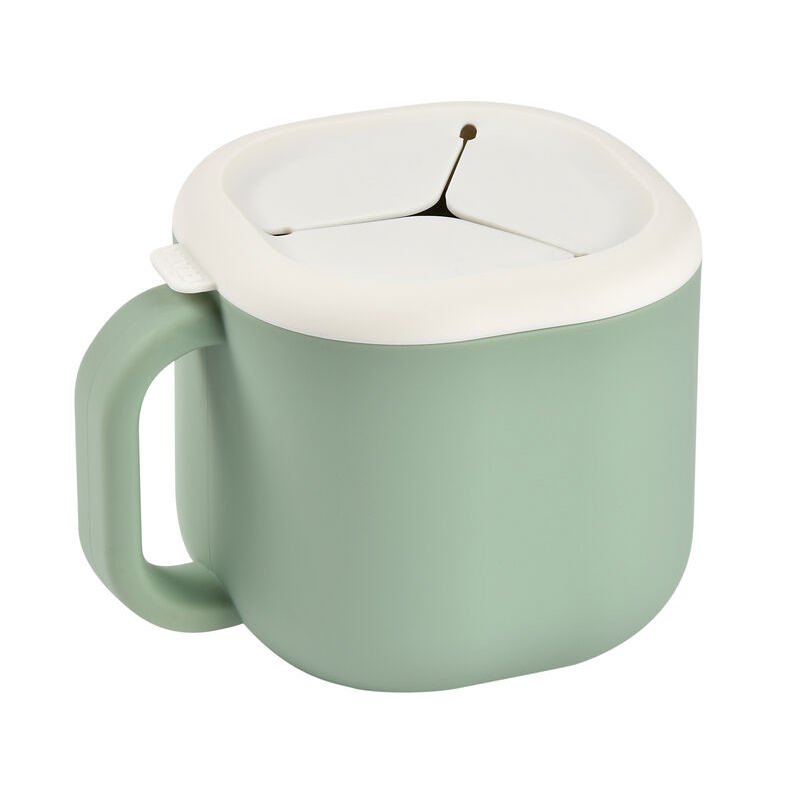 Recipient Silicon Beaba Gustări Sage Green - imagine 4