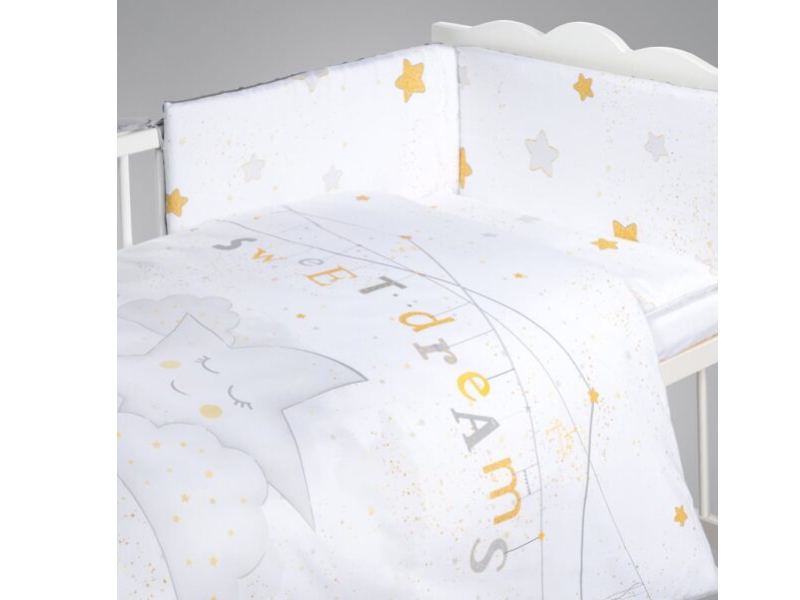 Lenjerie Pat Klups My Star, 3 Piese, Satinat - imagine 2