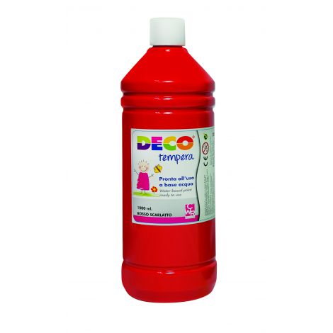 Tempera Rosu 1000ml Cwr, Sigura pentru Copii