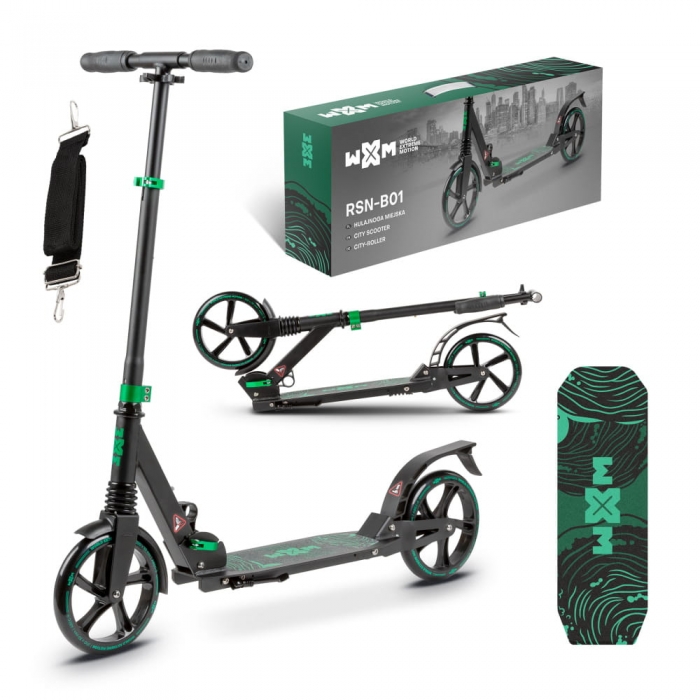Trotineta Pliabila WXM Green Oras, Suspensii - imagine 11