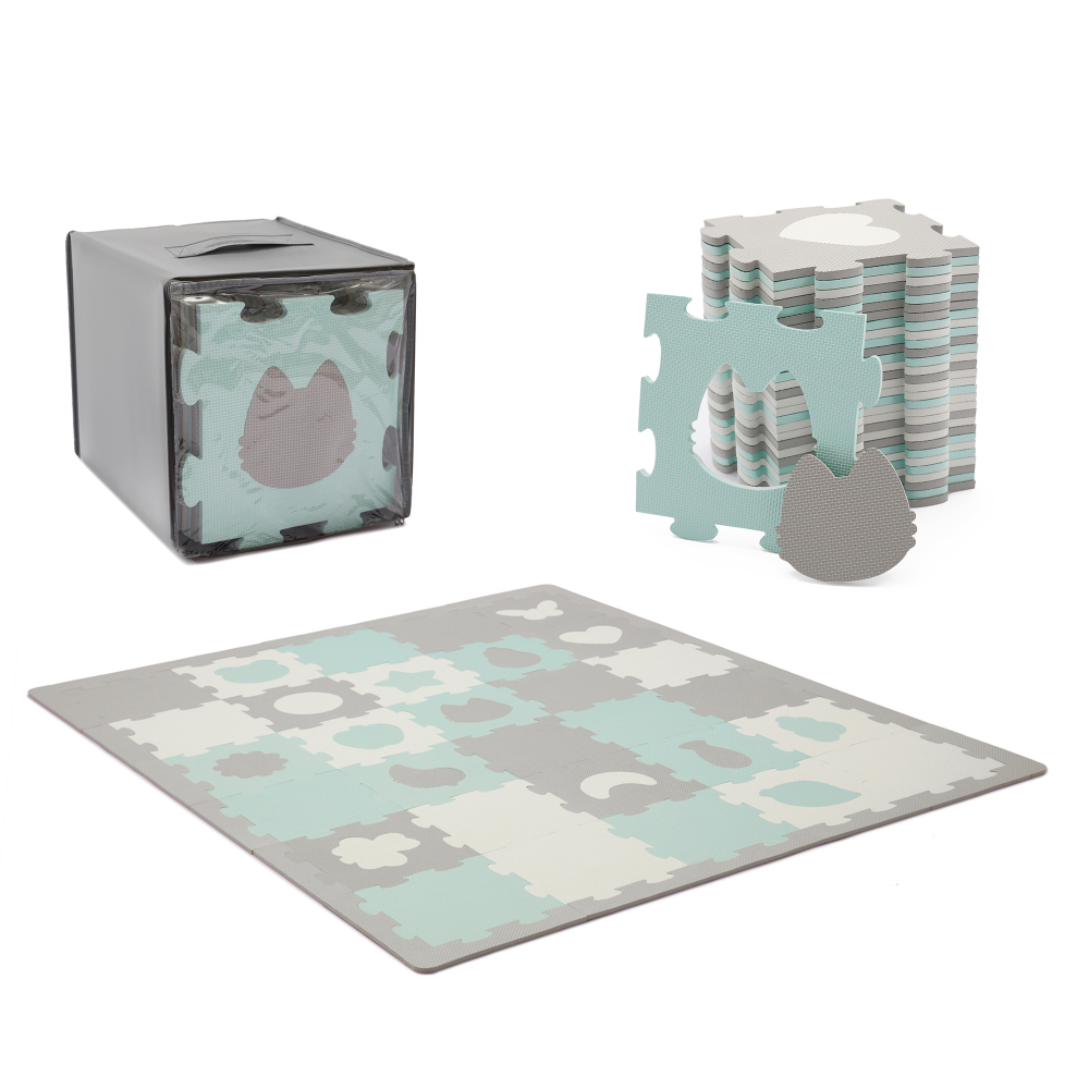 Covoras Kinderkraft Luno | Puzzle 3D pentru Copilul Tau