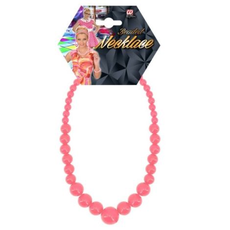 Colier Anii 70 Roz Widmann | Accesoriu Carnaval - imagine 2