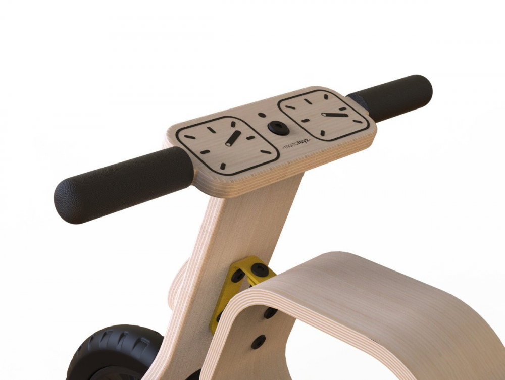 Bicicleta lemn fara pedale RideMe MamaToyz - imagine 5