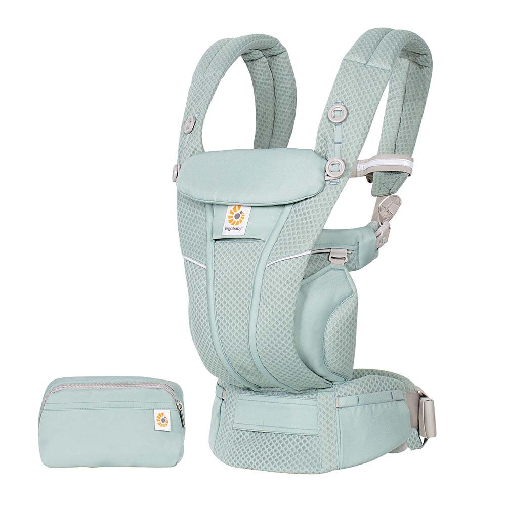 Marsupiu Ergobaby Omni Breeze Sage Green | Respirabil - imagine 4