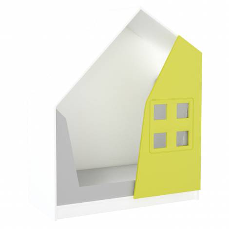 Dulap Casuta Quadro Moje Bambino Alb-Verde