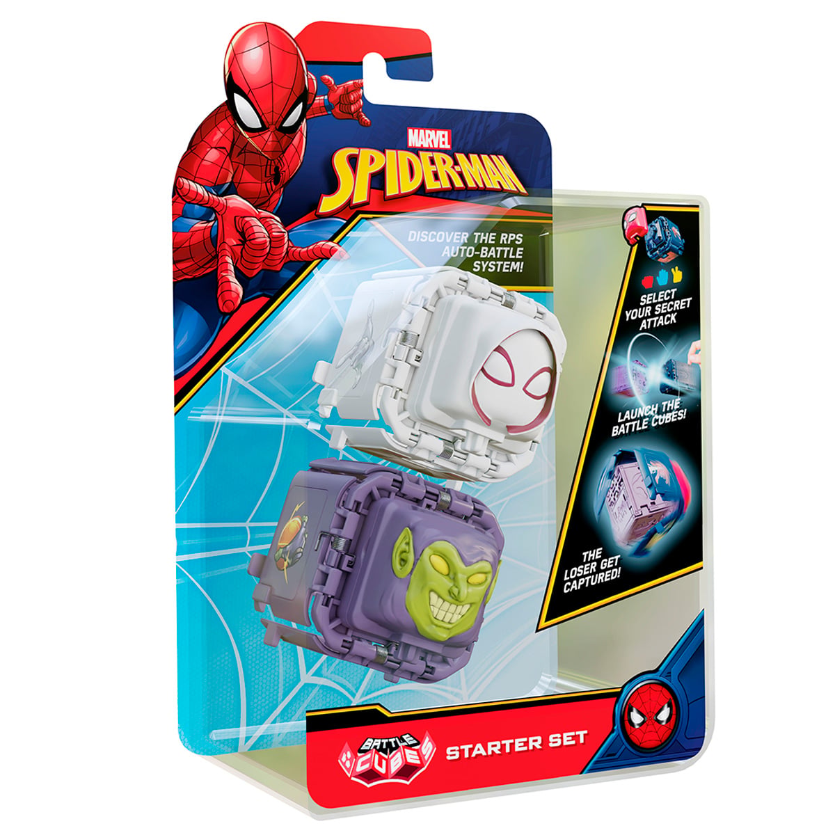 Battle Cubes Spiderman Gwen vs Goblin