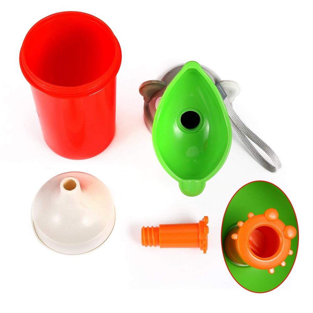 Pisoar Little Mom Red, Portabil cu Sistem Anticurgere - imagine 11