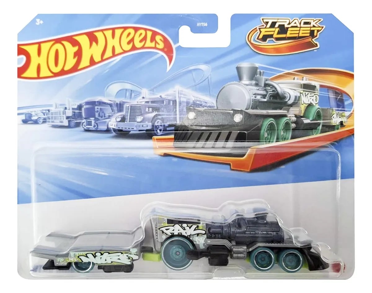 Hot Wheels Camion Nitro Rail cu Remorca 1:64