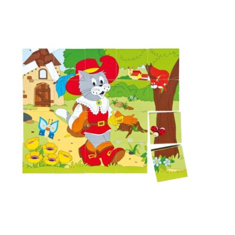 Woodyland Puzzle Basme - Joc Educativ Lemn