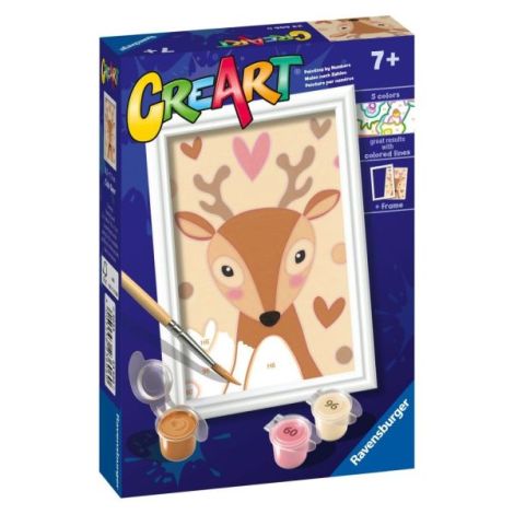Ravensburger CreArt Pictură Cerb - Joc Creativ Copii - imagine 2