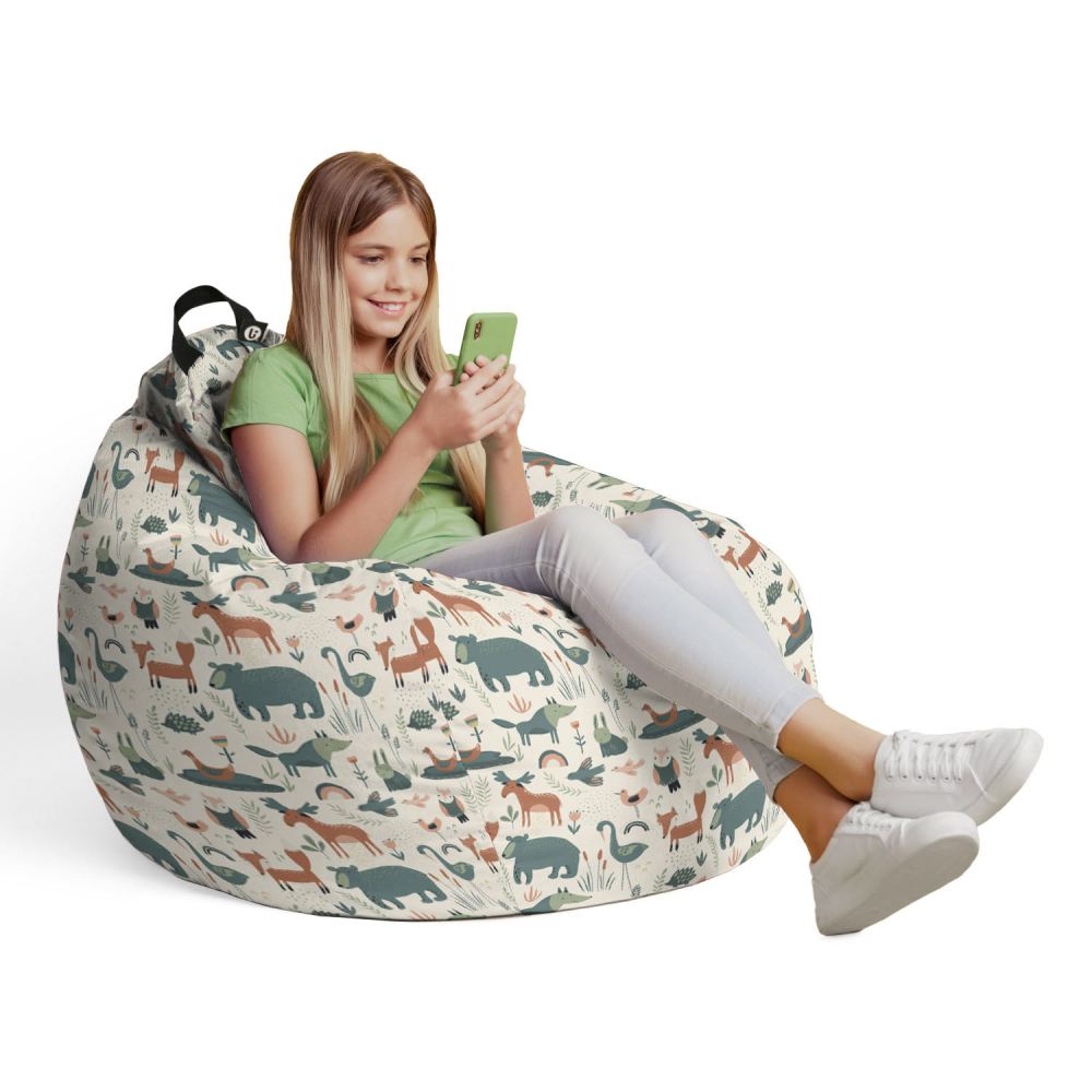Husa Bean Bag Para L Updeco Urși și Cerbi - imagine 4