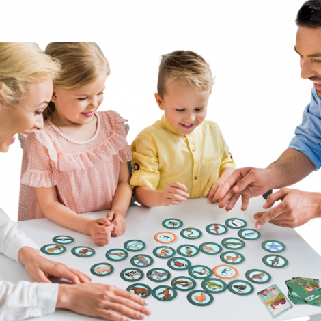 Joc Logica Animale Chalk Chuckles - IQ Game - imagine 4