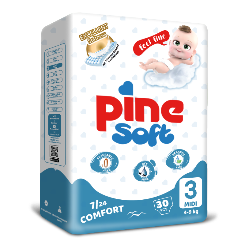 Scutece Pine Soft Eco 4-9kg 30buc - imagine 2